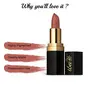 Iba Long Stay Matte Lipstick Shade M17 Apricot Blush 4g | Intense Colour | Highly Pigmented and Long Lasting Matte Finish | Enriched with Vitamin E | 100% Natural Vegan & Cruelty Free, 4 image