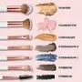 RENEE All In 1 Professional Makeup Brush Set of 6 Premium Easy To Hold & Precise Application For Face Eyes & Brows | Cruelty Free & Uniquely Designed Super Soft Bristles For Unparalleled Precision, 4 image