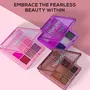 RENEE Fearless Eyeshadow Palette - Pink 12gm Shimmery and Matte Vibrant Shades Travel Friendly Long Lasting Non Creasing Easy-to-blend & Build Up for Eye-catching Look of Glamorous Smoky Eye, 5 image