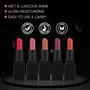 RENEE Creme Mini Lipstick Combo Pack of 5-1.65gm Each Long Lasting Creamy Finish - Enriched With Jojoba Oil Keeps Lips Hydrated & Nourished Travel Friendly, 4 image