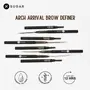SUGAR Cosmetics - Arch Arrival - Brow Definer - 04 Felix Onyx (Dark Blackish Brown Brow Definer) - Smudge Proof Water Proof Eyebrow Pencil with Spoolie Lasts Up to 12 hours, 3 image