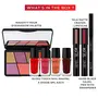 RENEE Glamup Makeup Kit Combo| Includes Eyeshadows Lipsticks Red & Nude with Kajal| Best Gifts For Girlfriend Wife Women Girls| Cruelty free, 2 image
