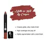 SUGAR Cosmetics Lipstick & Lip Liner Kit |Matte As Hell Crayon Lipstick - 17 Brandy Harrington | Lipping On The Edge Lip Liner - 04 Tan Fan, 6 image