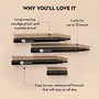 SUGAR Cosmetics - Arch Arrival - Brow Pen- Felix Onyx 04 (Black Brow Pen) - Smudge-Proof Water Proof Eyebrow Pen Lasts Up to 12 hours, 5 image