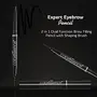 COLORESSENCE Expert Eye Brow Pencil 2 in 1 Dual Function Eye Brow Filling Pencil with Spoolie Shaping Brush Eyebrow Styler - 0.25 g (Black), 3 image