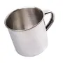 Dynore Stainless Steel Multipurpose Usage Mug/Tea/Coffee Serving Mug- 400 ml Silver- Set of 4, 5 image