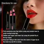 COLORESSENCE High Pigment Matte Lip Pencil Vitamins and Oxidant Infused 12 Hour Long Stay Smudge Proof Waterproof Lips Crayon - Seduction, 4 image