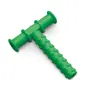 Safe-O-Kid Non-Toxic Develop Baby's Biting Skills Safely Texture Chewy Tube for Toddler- Green