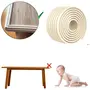 Safe-O-Kid (Set of 1) Soft Cushioned 6.4 Ft / 2 Mtr Multi Functional Edge Guards with Strong 3M Adhesive Safety for Sharp Edges for Babies- Beige, 2 image