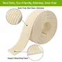 Safe-O-Kid (Set of 1) Soft Cushioned 6.4 Ft / 2 Mtr Multi Functional Edge Guards with Strong 3M Adhesive Safety for Sharp Edges for Babies- Beige, 4 image
