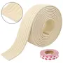 Safe-O-Kid (Set of 1) Soft Cushioned 6.4 Ft / 2 Mtr Multi Functional Edge Guards with Strong 3M Adhesive Safety for Sharp Edges for Babies- Beige, 8 image