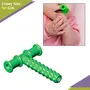 Safe-O-Kid Non-Toxic Develop Baby's Biting Skills Safely Texture Chewy Tube for Toddler- Green, 2 image