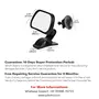 Safe-O-Kid 2 ABS Plastic Car Rear View Mirrors 360 Degree Rotational View Adjustable with Clips and Suction Cup Pack of 2, 5 image