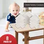 Safe-O-Kid 8 Corner Guards/Cushions/Bumpers/Protector L-Shaped Small for Child Safety & Babyproofing Grey Pack of 8, 2 image