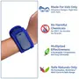 Safe O Kid Pack of 1 - Baby Safety Inc Reusable Comfortable Multicolour Fabric Mosquito Repellant Band - blue, 4 image