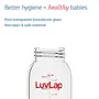 LuvLap Essential Slim Neck Glass Feeding Bottle 125ml 0m+/Babies Upto 3 Years Made of Borosilicate Glass BPA Free Ergonomic Shape is Easy to Hold with Anti Colic Nipple White & Red Pack of 1, 5 image