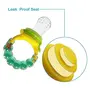 LuvLap Silicone Food/Fruit Nibbler with Extra Mesh Soft Pacifier/Feeder Teether for Infant Baby Infant Pearly Green BPA Free, 5 image