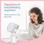LuvLap Adore Manual Breast Pump 2 Level Suction Adjustment Soft & Gentle with Silicone Massage Cushion BPA Free, 6 image