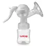 LuvLap Manual Breast Pump 3 Level Suction Adjustment Soft & Gentle BPA Free & LuvLap Washable Breast Pads Pack of 6, 2 image