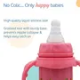 LuvLap 4 in 1 Slim Neck Steel Baby Bottle Cum Sipper with Handle Made ofÂ SS304 Rust Free Steel BPA Free Odour Free Anti Colic Nipple Spout Weighted Straw & Cap Pink 3M+ 240 ml, 4 image