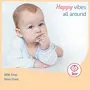 LuvLap Baby Silicone Manual Gum Massager First Starter Toothbrush for Babies and Toddlers Tri-Bristle Gum Toothbrush 3M+ Transparent, 4 image