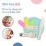 Luv Lap 7in1 Baby Grooming Kit Portable Baby Grooming Kit for New Born Baby Finger Brush Hair Brush Comb Baby Nail Scissor Baby Nail CutterTweezerNail Filer Newborn InfantsToddlers (White), 3 image