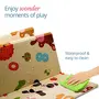 Luv Lap Jungle Time Double Sided Water Proof Baby Play Mat Reversible Play mats for Kids Baby Carpet for Crawling Baby Extra Large Size 6'5" x 4'10" (195.5cmx147cm) 0.3" (0.8cm)ThickMulticolor, 4 image