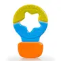 Luv Lap Baby Water Filled Silicone Teether for Teething Gums Teething Toy for Infants & Babies 100% Food Grade Silicone Filled with Distilled Water Star Shaped Textured Surface (Multicolor)