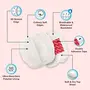 LuvLap Baby Diaper Pants New Born Size (NB) Pack of 60 Count Extra Small (XS) & Ultra Thin Honeycomb Nursing Breast Pads 48pcs, 7 image