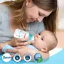 LuvLap Baby Feeding Spoon Set of 2 for Kids 4 Months+ (Green & Pink) & Luvlap Anti-Colic Slim Wild Flowers Baby Feeding Bottle 125ml Green, 6 image