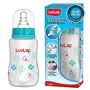 LuvLap Baby Feeding Spoon Set of 2 for Kids 4 Months+ (Green & Pink) & Luvlap Anti-Colic Slim Wild Flowers Baby Feeding Bottle 125ml Green, 5 image
