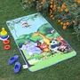 Masu Living Jungle friends kids yoga mat with Anti skid Rubber Base Multipurpose Mat With Elegant Design | Ideal for 0-10 years of age (Multicolor), 2 image