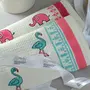 Masu Living Blue Flamingo & Pink Elephant Bath Towel | Quick Dry Super Absorbent - Set of 2, 3 image