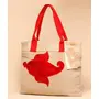 Embroidered Jute Bag (Fish Design), 2 image