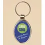 Save Soil Round Key Chain, 2 image