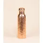 Hammered Copper Water Bottle, 950 ml, 2 image