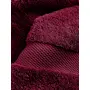 Amouve Organic Cotton Hand Towels, Set Of 2 - Burgundy, 2 image
