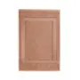 Amouve 100% Organic Cotton Bath Mat, 1200 GSM, Super Absorbent, Rust Orange