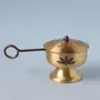 Antique Gold Fumer with Tongs. A festive gift., 2 image