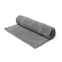 Amouve 100% Organic Cotton Bath Mat, 1200 GSM, Super Absorbent, Stone Grey, 3 image