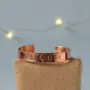 Mystic Moon Copper Cuff Bracelet. A festive gift.