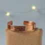 Mystic Moon Copper Cuff Bracelet. A festive gift., 4 image