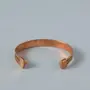 Two-tone copper cuff. Adjustable copper cuff featuring a copper/brass finish combination., 2 image