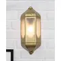 Set of 2 Decorative Golden Wall Sconce/Candle Holder with Red Glass and Free T-Light Candles, 4 image