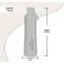 Milton New Tiara 900 Stainless Steel 24 Hours Hot and Cold Water Bottle 750 ml Rose Gold, 7 image