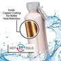 Milton New Tiara 900 Stainless Steel 24 Hours Hot and Cold Water Bottle 750 ml Rose Gold, 3 image