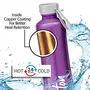 Milton New Tiara 900 Stainless Steel 24 Hours Hot and Cold Water Bottle 750 ml Purple, 3 image