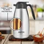 Milton Classic 2000 Thermosteel 24 Hours Hot or Cold Carafe 2000 ml Silver | Double Walled | Rust Proof | Food Grade | Easy to Carry | Tea Coffee Juice, 3 image