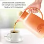 Milton Vienna 1000 Vacuum Insulated Inner Glass Hot or Cold Flask 1 Litre Orange | Easy to Carry | BPA Free | Easy Grip | Food Grade | Odour Proof | Leak Proof, 4 image
