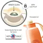 Milton Vienna 1000 Vacuum Insulated Inner Glass Hot or Cold Flask 1 Litre Orange | Easy to Carry | BPA Free | Easy Grip | Food Grade | Odour Proof | Leak Proof, 3 image